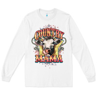 White Country Mama Long Sleeve Tee - HowdyJamesFarm