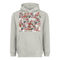 Moon Dust hot cocoa christmas cheer pattern Heavyweight Hoodie - CowhideDigitalArt