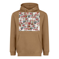 Toasted Coconut hot cocoa christmas cheer pattern Heavyweight Hoodie - CowhideDigitalArt