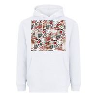 White hot cocoa christmas cheer pattern Heavyweight Hoodie - CowhideDigitalArt