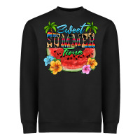 Black Sweet summer time Heavyweight Sweatshirt - FaDigitalArtStudio