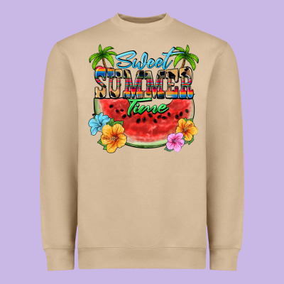 Sweet Summer Time Heavyweight Sweatshirt Designed By Fadigitalartstudio