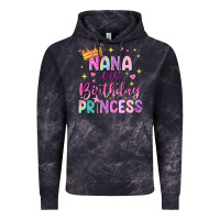 Cloud Black nana of the birthday princess Vintage Hoodie - NancyCooperArtShop