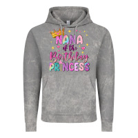 Cloud Rock nana of the birthday princess Vintage Hoodie - NancyCooperArtShop