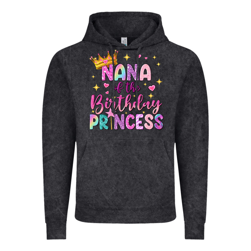 Nana Of The Birthday Princess Vintage Hoodie by NancyCooperArtShop | Teevron