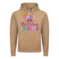 Vintage Coffee nana of the birthday princess Vintage Hoodie - NancyCooperArtShop