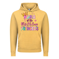 Vintage Mustard nana of the birthday princess Vintage Hoodie - NancyCooperArtShop