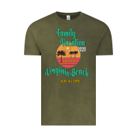 Vintage Olive Family Vacation 2020 Read Or Not Virginia Beach Here We Come Vintage Tee - Bettercallsaul