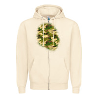 Sandshell camouflage patch 3 Zipper Hoodie - BundleAndBundleShop