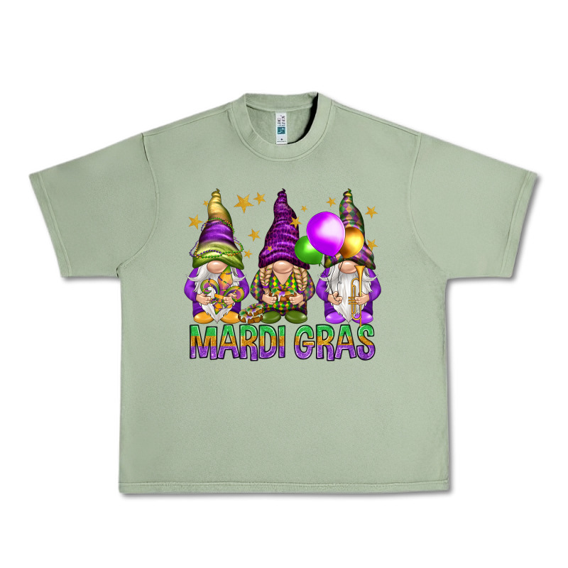 Mardi Gras Crew With Gnomes Urban Heavy Tee by NancyCooperArtShop | Teevron