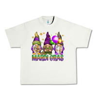 Pistachio Mardi Gras crew with gnomes Urban Heavy Tee - NancyCooperArtShop