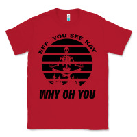 Red EFF You See Kay Why Oh You Skeleton Yogas Vintage Classic Tee - Bettercallsaul