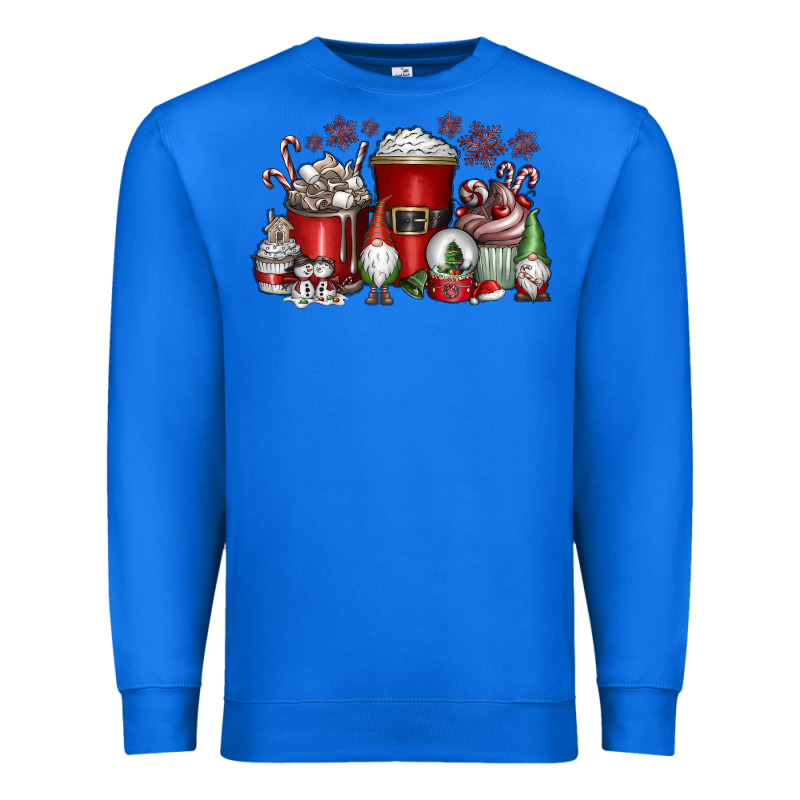 Christmas Coffee Drink Premium Sweatshirt by CowhideDigitalArt | Teevron