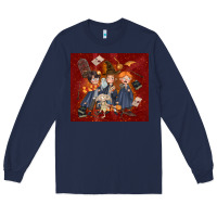 Navy wizard kids with glitter Long Sleeve Tee - TumblerDesignByShophia