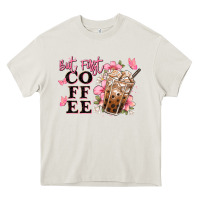 Cream but first coffee floral Heavy Core Tee - JahusDesignShop
