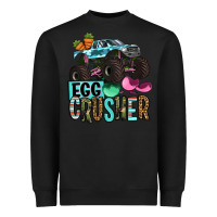 Black Easter Day Monster truck Easter egg crusher Heavyweight Sweatshirt - OliviaCreatesArt