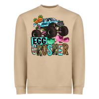 Easter Day Monster Truck Easter Egg Crusher Heavyweight Sweatshirt | Teevron