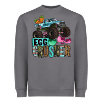 Storm Easter Day Monster truck Easter egg crusher Heavyweight Sweatshirt - OliviaCreatesArt