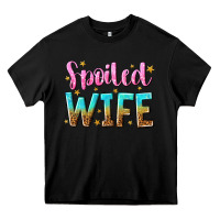 Black spoiled wife Heavy Core Tee - NancyCooperArtShop