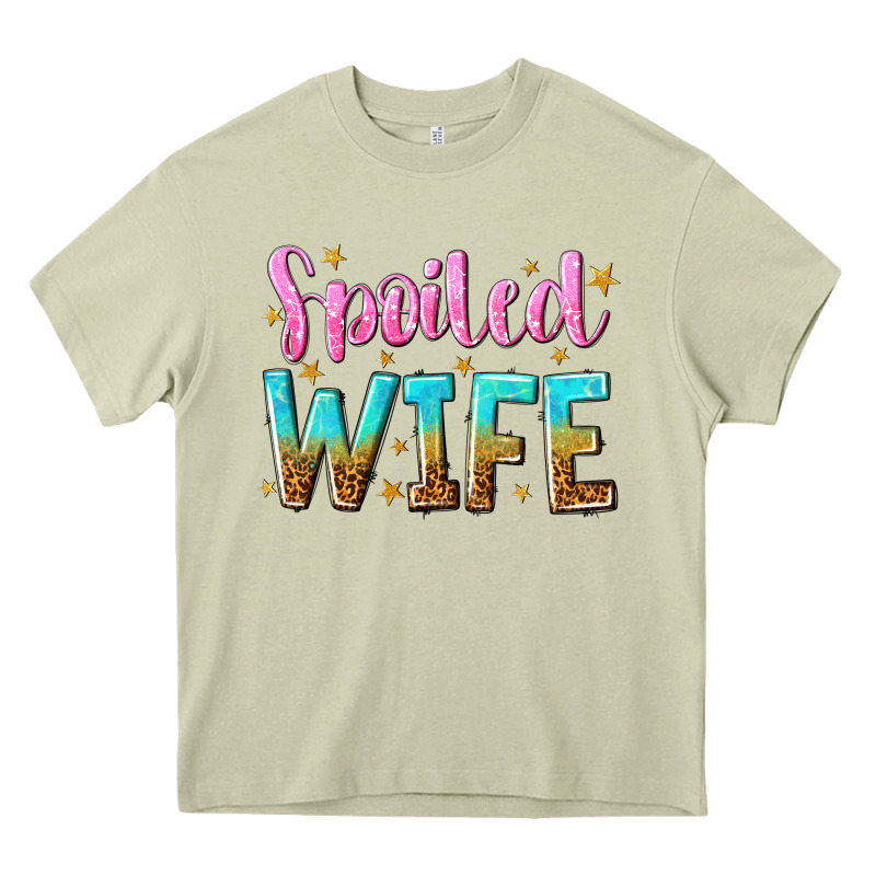 Spoiled Wife Heavy Core Tee by NancyCooperArtShop | Teevron
