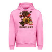 Fuchsia Pink chocolate gnome Urban Hoodie - BarkalooDesign