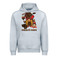 Heather Grey chocolate gnome Urban Hoodie - BarkalooDesign