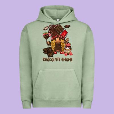 Chocolate Gnome Urban Hoodie Designed By Barkaloodesign