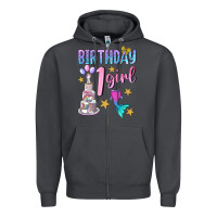 Smoke birthday girl 1 Zipper Hoodie - BundleAndBundleShop