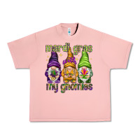 Salmon Mardi Gras with my gnomes Urban Heavy Tee - NancyCooperArtShop