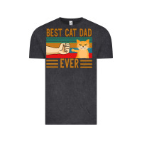 Vintage Black Best Cat Dad Ever Vintage Tee - Bettercallsaul