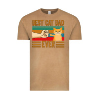 Vintage Camel Best Cat Dad Ever Vintage Tee - Bettercallsaul