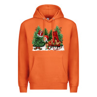 Carrot christmas santa Premium Hoodie - FaDigitalArtStudio
