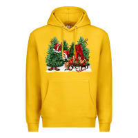 Lemon christmas santa Premium Hoodie - FaDigitalArtStudio