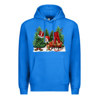 True Royal christmas santa Premium Hoodie - FaDigitalArtStudio