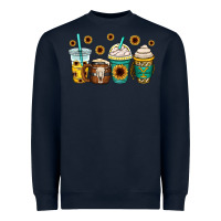 Navy yellowstone coffee cups Heavyweight Sweatshirt - OliviaCreatesArt