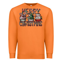 Carrot Merry Christmas Premium Sweatshirt - CowhideDigitalArt