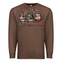 Chestnut Merry Christmas Premium Sweatshirt - CowhideDigitalArt