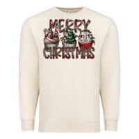 Sandshell Merry Christmas Premium Sweatshirt - CowhideDigitalArt