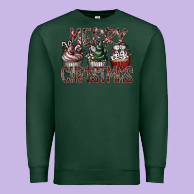 Merry Christmas Premium Sweatshirt Designed By Cowhidedigitalart