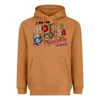 Meerkat I Run Hot Cocoa And Christmas Cheer Heavyweight Hoodie - CowhideDigitalArt