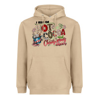 Mushroom I Run Hot Cocoa And Christmas Cheer Heavyweight Hoodie - CowhideDigitalArt