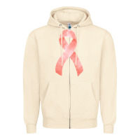 Sandshell uterine or endometrial cancer ribbon Zipper Hoodie - FaDigitalArtStudio