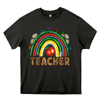 Asphalt rainbow teacher Heavy Core Tee - NancyCooperArtShop