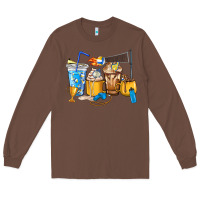 Chestnut Volleyball coffee cups Long Sleeve Tee - HowdyJamesFarm