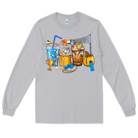 Moon Dust Volleyball coffee cups Long Sleeve Tee - HowdyJamesFarm