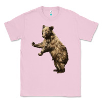 Bubblegum Pink Brown Bear Cub Classic Tee - LillyAllenDesigns