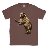 Chestnut Brown Bear Cub Classic Tee - LillyAllenDesigns