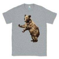 Heather Grey Brown Bear Cub Classic Tee - LillyAllenDesigns