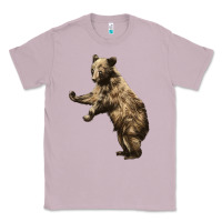 Lilac Brown Bear Cub Classic Tee - LillyAllenDesigns
