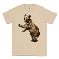 Mushroom Brown Bear Cub Classic Tee - LillyAllenDesigns